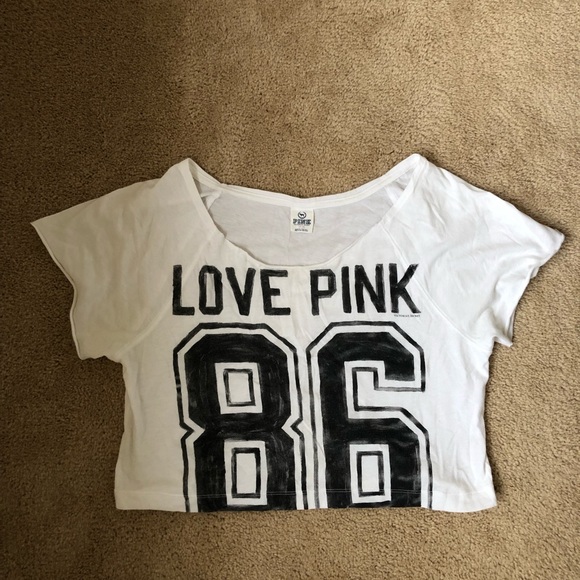 PINK Victoria's Secret Tops - 💕Love Pink Crop top💕